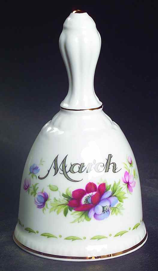 Flower of The Month (Newer, Montrose) Bell by Royal Albert-1
