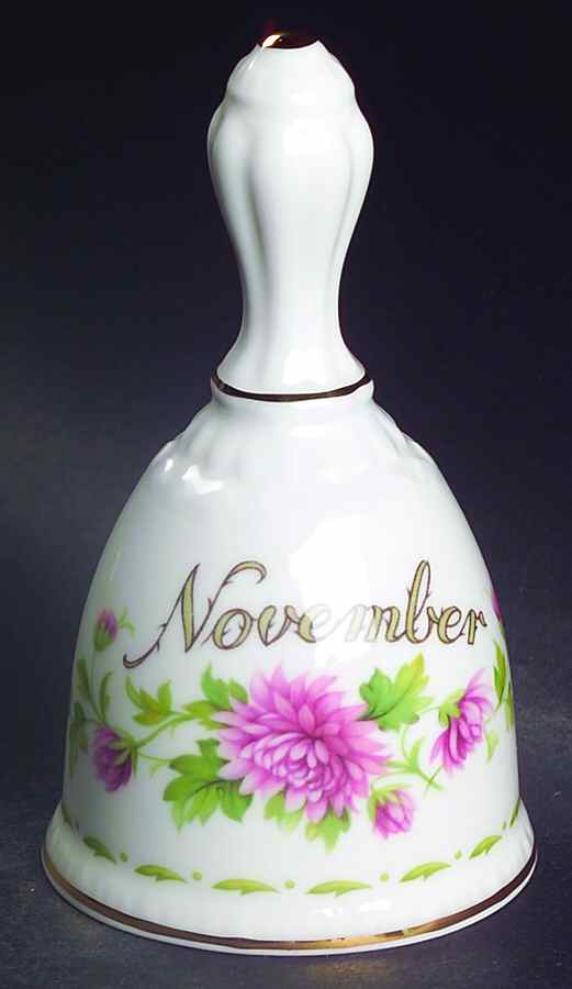 Flower of The Month (Newer, Montrose) Bell by Royal Albert-1