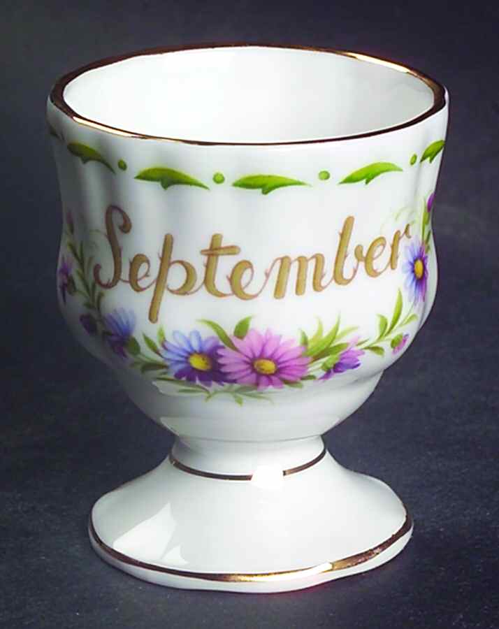 Flower of The Month (Newer, Montrose) Single Egg Cup by Royal Albert-1
