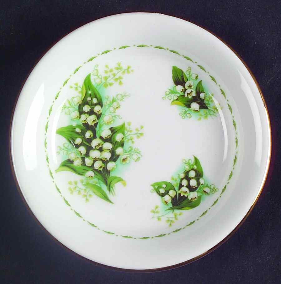 Flower of The Month (Newer, Montrose) Butter Pat by Royal Albert-1