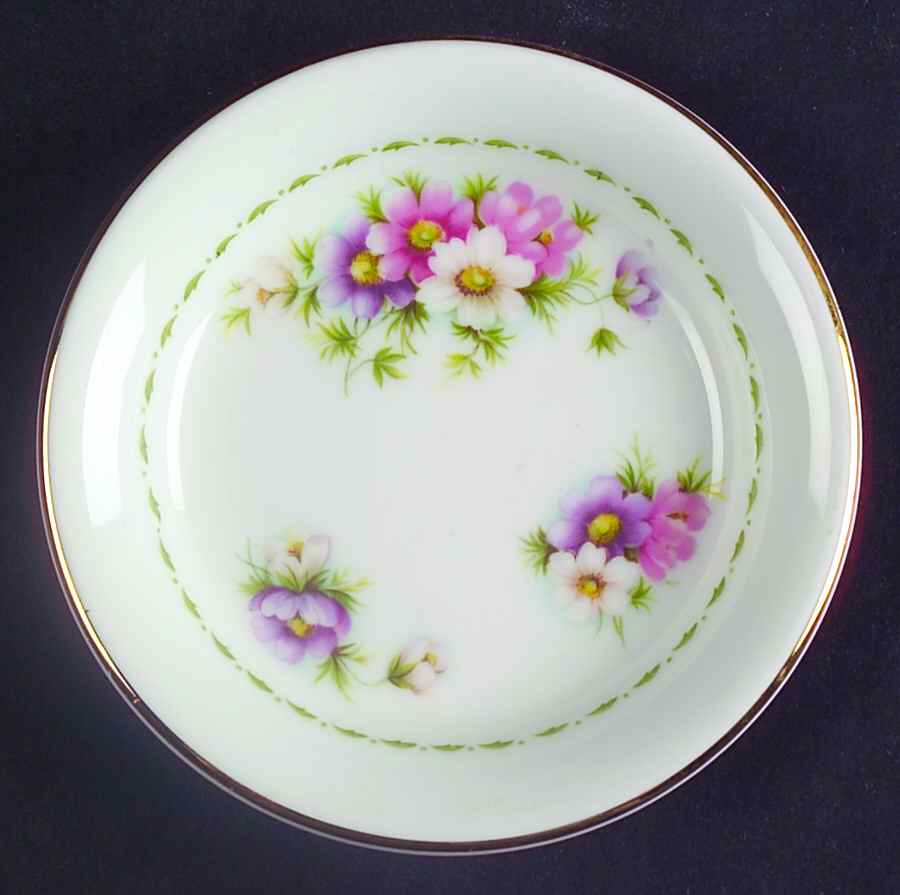 Flower of The Month (Newer, Montrose) Butter Pat by Royal Albert-1