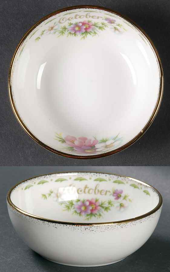 Flower of The Month (Newer, Montrose) Mini Open Sugar Bowl by Royal Albert-1