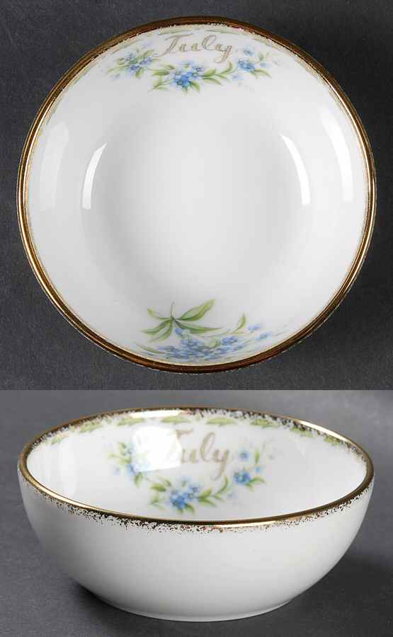 Flower of The Month (Newer, Montrose) Mini Open Sugar Bowl by Royal Albert-1