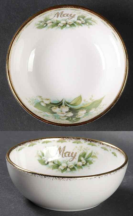 Flower of The Month (Newer, Montrose) Mini Open Sugar Bowl by Royal Albert-1