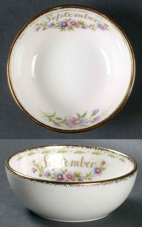 Flower of The Month (Newer, Montrose) Mini Open Sugar Bowl by Royal Albert-1