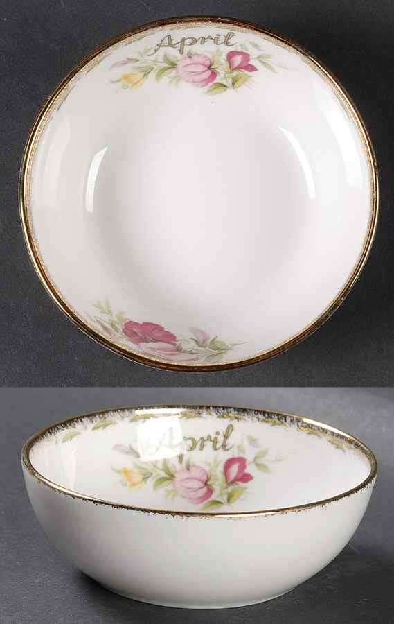 Flower of The Month (Newer, Montrose) Mini Open Sugar Bowl by Royal Albert-1