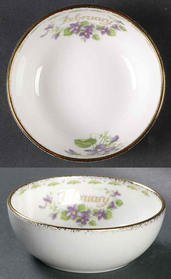 Flower of The Month (Newer, Montrose) Mini Open Sugar Bowl by Royal Albert-1