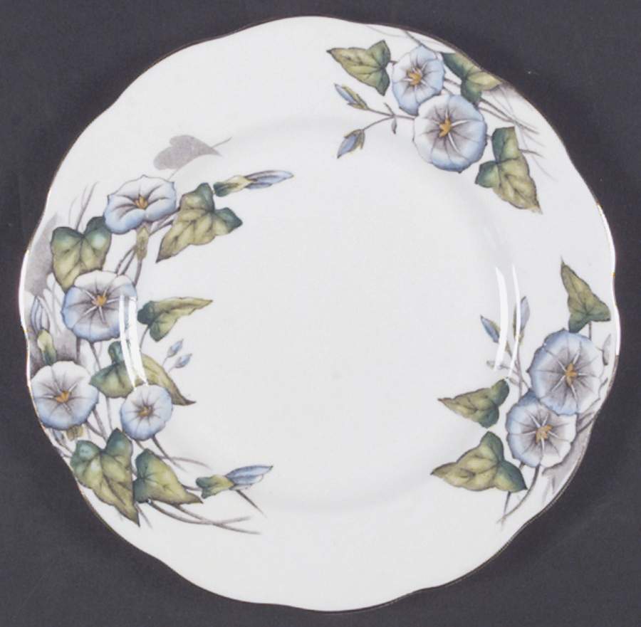 Flower of The Month (Older, Hampton) Salad Plate by Royal Albert-1