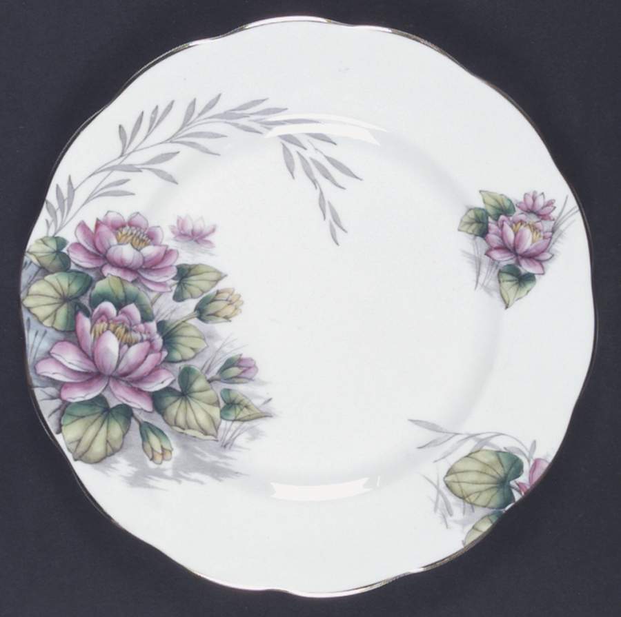 Flower of The Month (Older, Hampton) Salad Plate by Royal Albert-1