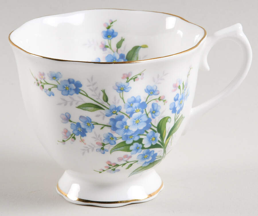Forget Me Not Footed Cup by Royal Albert-1