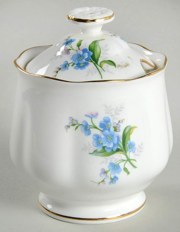 Forget Me Not Marmalade & Lid by Royal Albert-1