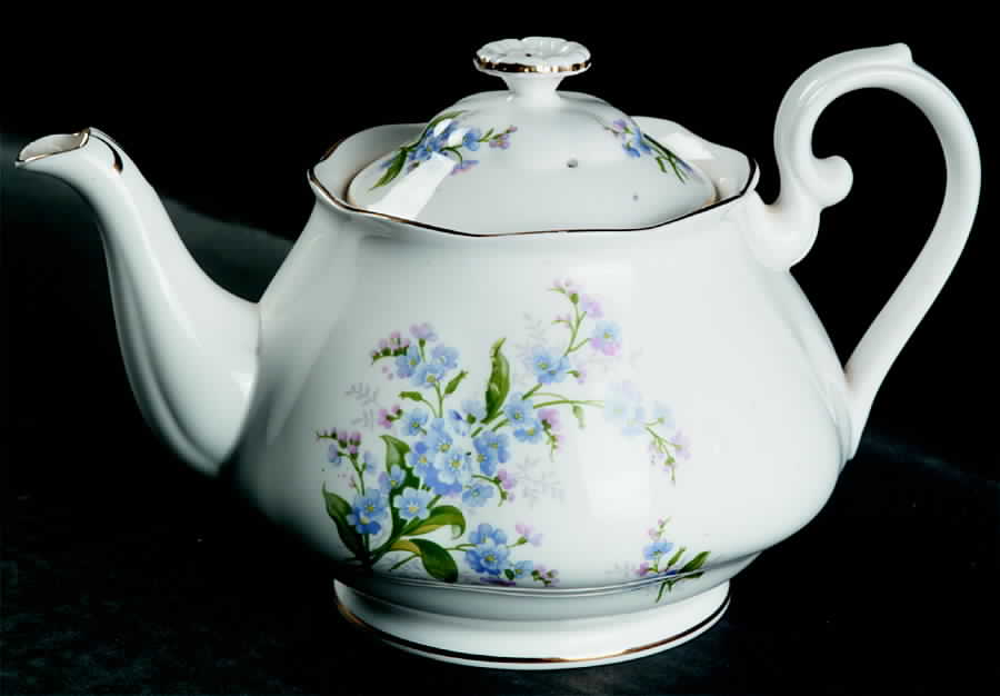 Forget Me Not Small Teapot & Lid by Royal Albert-1