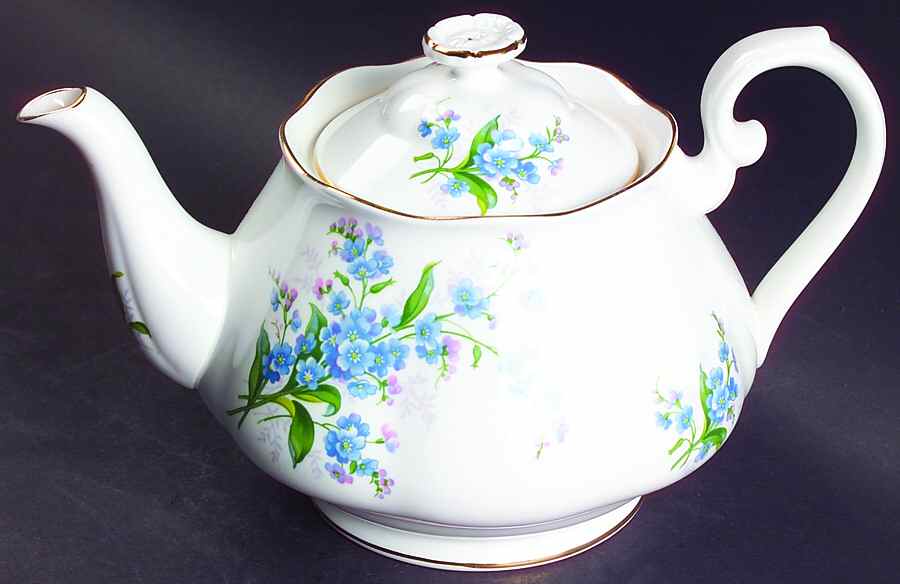 Forget Me Not Mini Teapot & Lid by Royal Albert-1