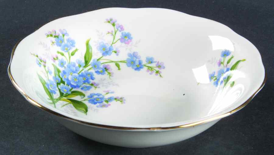 Forget Me Not Fruit/Dessert (Sauce) Bowl by Royal Albert-1