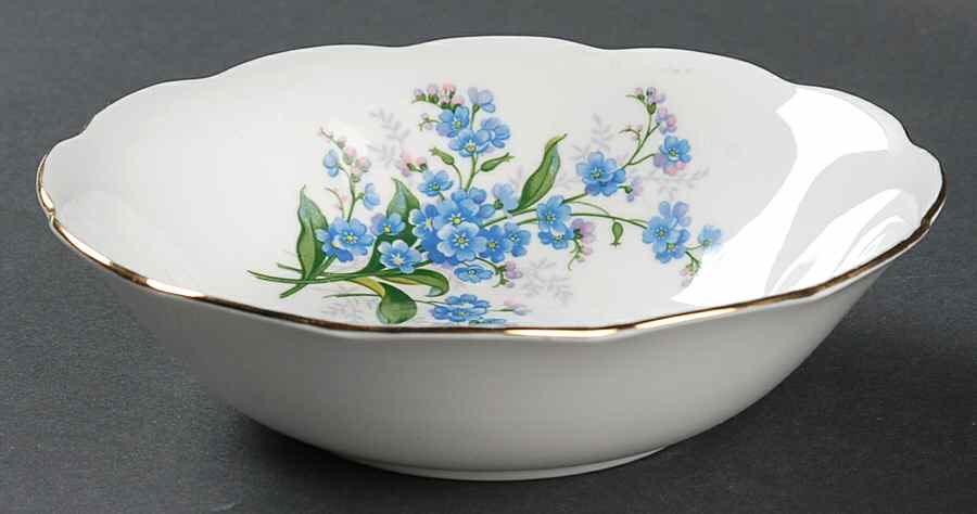 Forget Me Not Coupe Cereal Bowl by Royal Albert-1