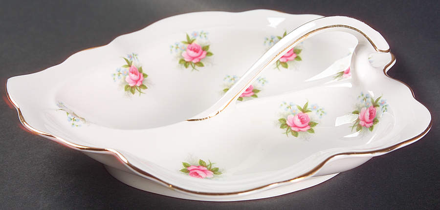 Forget Me Not Rose 2-Part Relish by Royal Albert-1