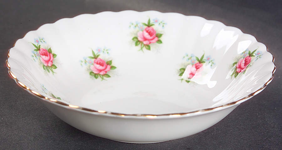 Forget Me Not Rose Fruit/Dessert (Sauce) Bowl by Royal Albert-1