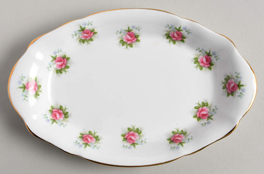 Forget Me Not Rose Relish by Royal Albert-1
