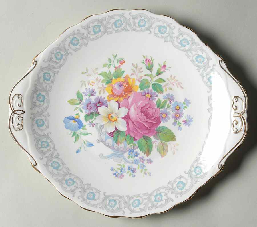 Fragrance Handled Cake Plate by Royal Albert-1
