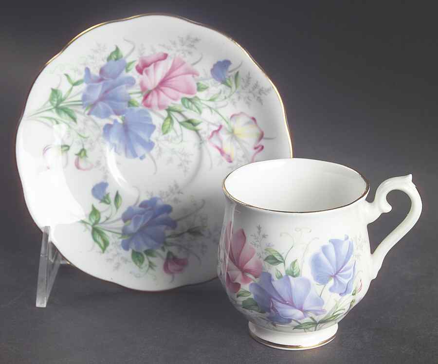 Friendship Series Footed Demitasse Cup & Saucer Set by Royal Albert-1