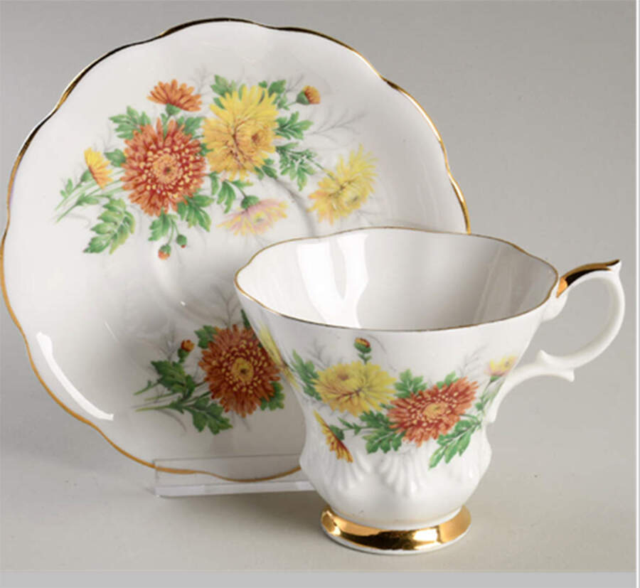 Friendship Series Footed Cup & Saucer Set by Royal Albert-1