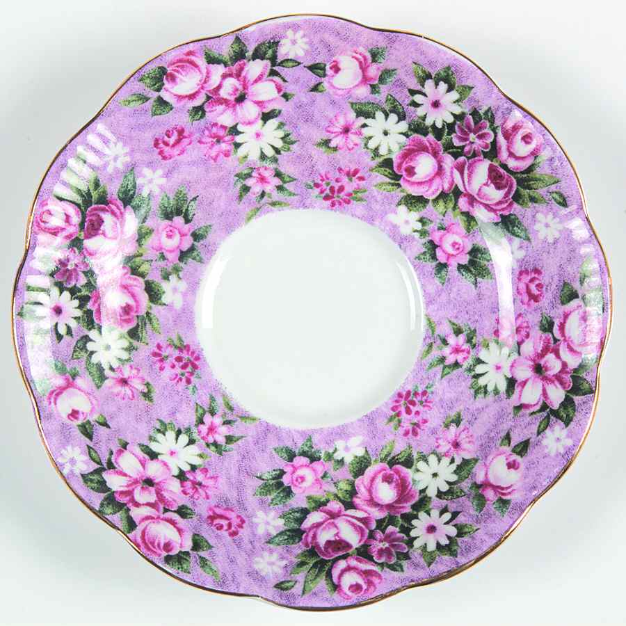 Garden Party Series Saucer for Footed Cup by Royal Albert-1