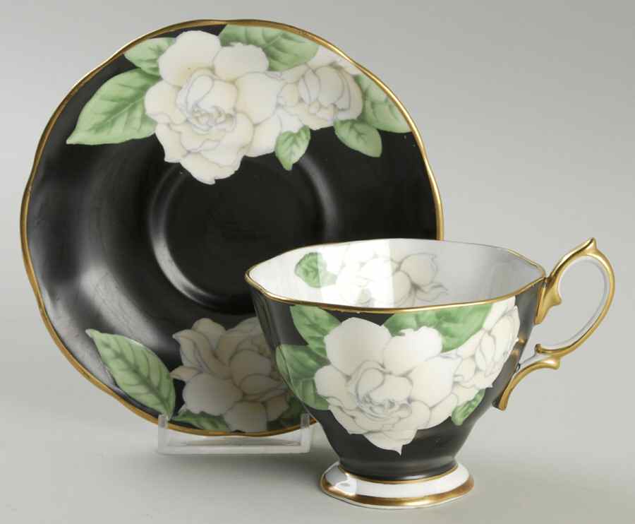 The Gardenia Footed Cup & Saucer Set by Royal Albert-1