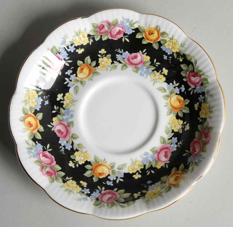 Garland Series Saucer by Royal Albert-1