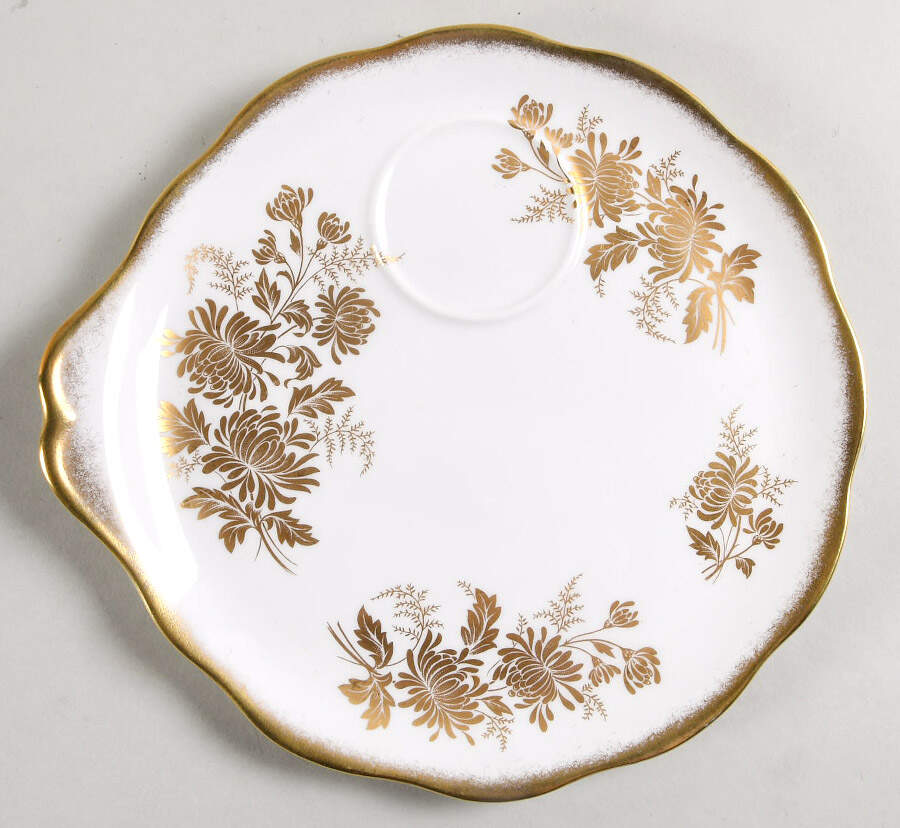Golden Glory Snack Plate by Royal Albert-1