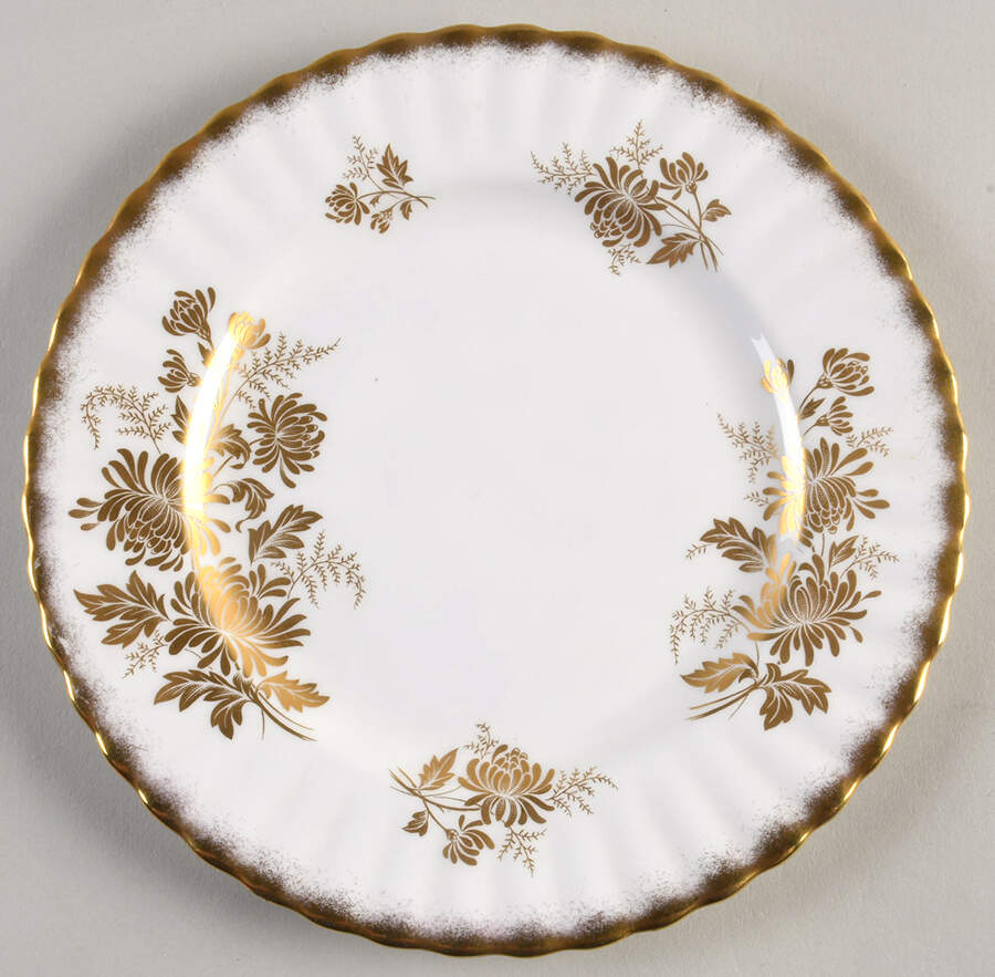 Golden Glory Salad Plate by Royal Albert-1