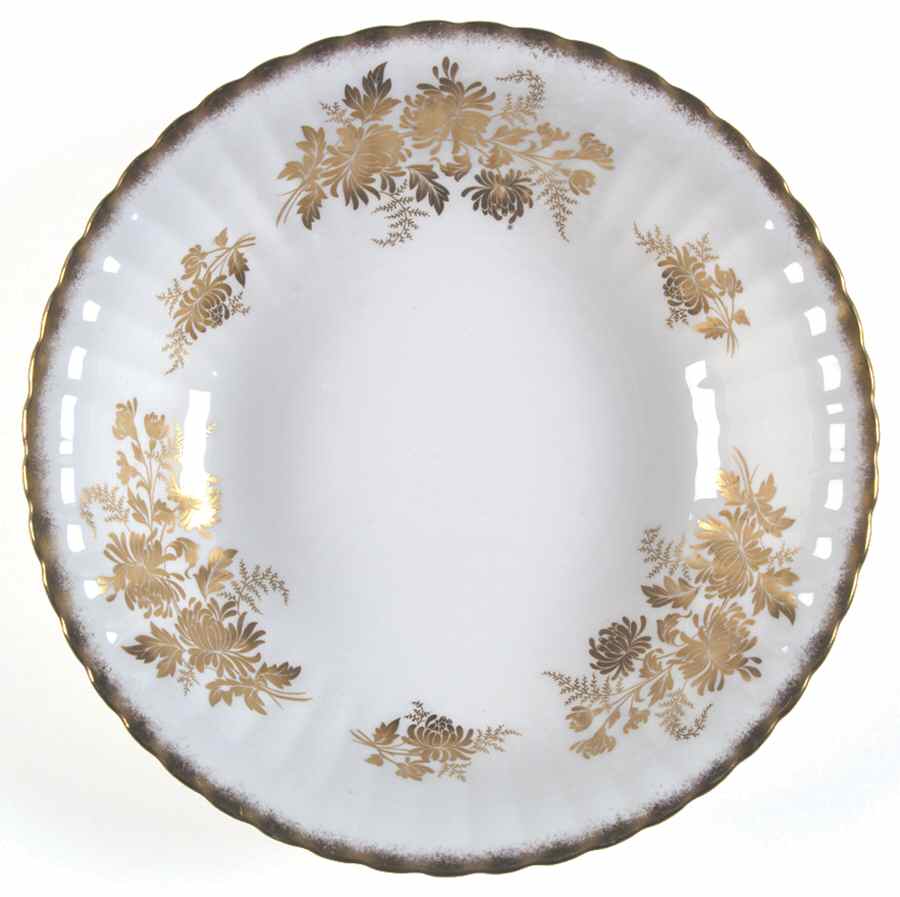 Golden Glory 9" Round Vegetable Bowl by Royal Albert-1