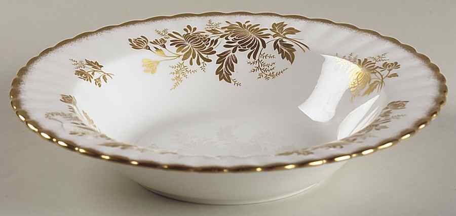 Golden Glory Rim Soup Bowl by Royal Albert-1