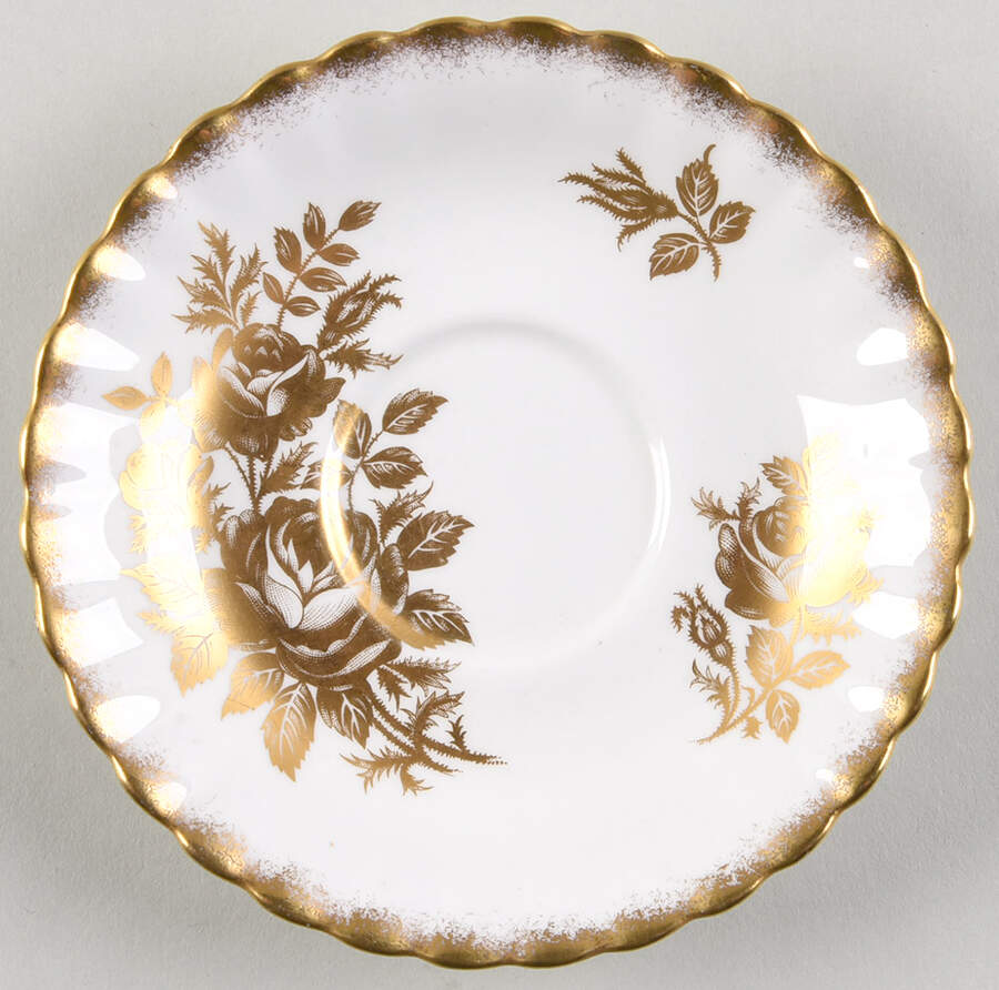 Golden Rose Saucer by Royal Albert-1