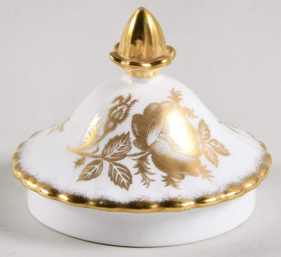 Golden Rose Lid for Sugar Bowl by Royal Albert-1