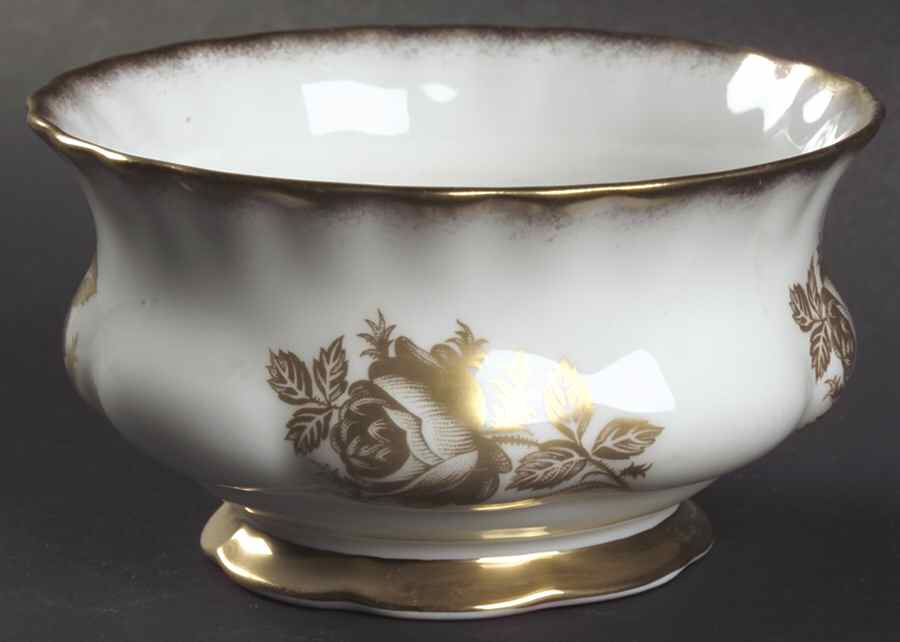 Golden Rose Open Sugar Bowl by Royal Albert-1