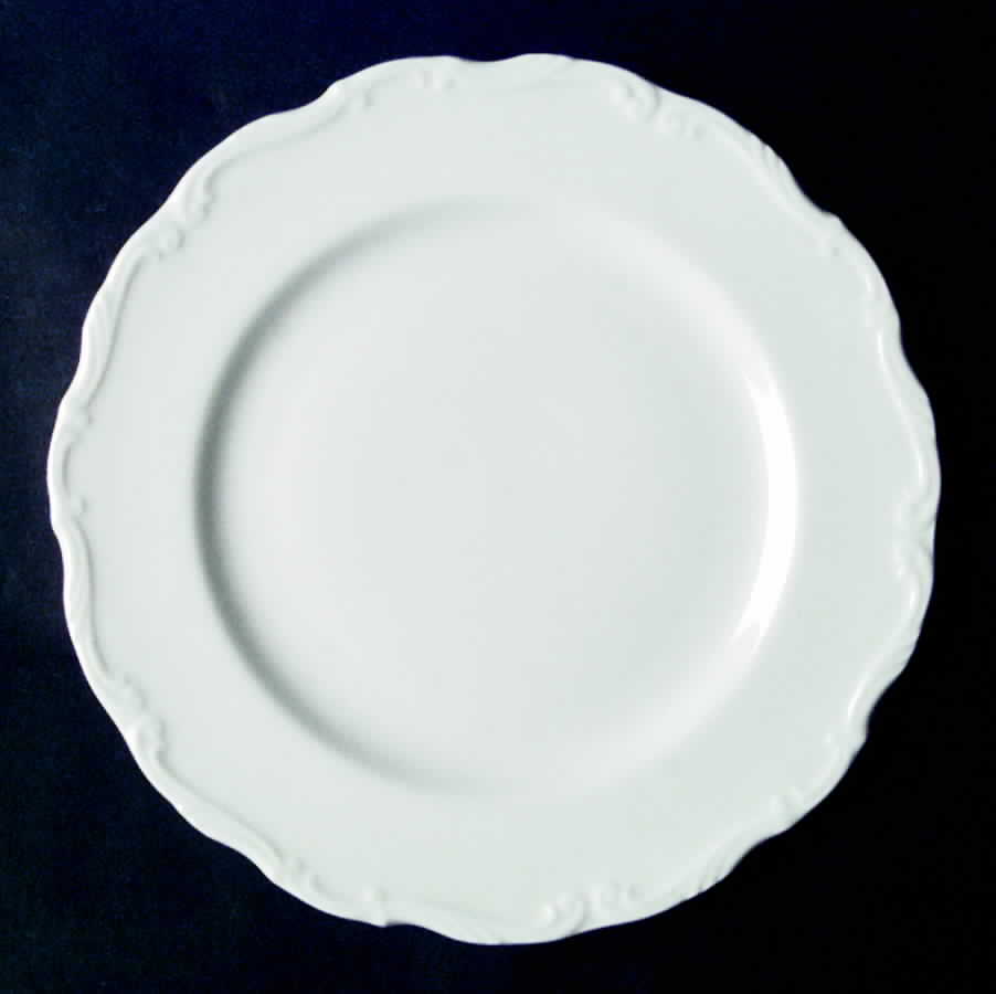 Gossamer (All White) Salad Plate by Royal Albert-1