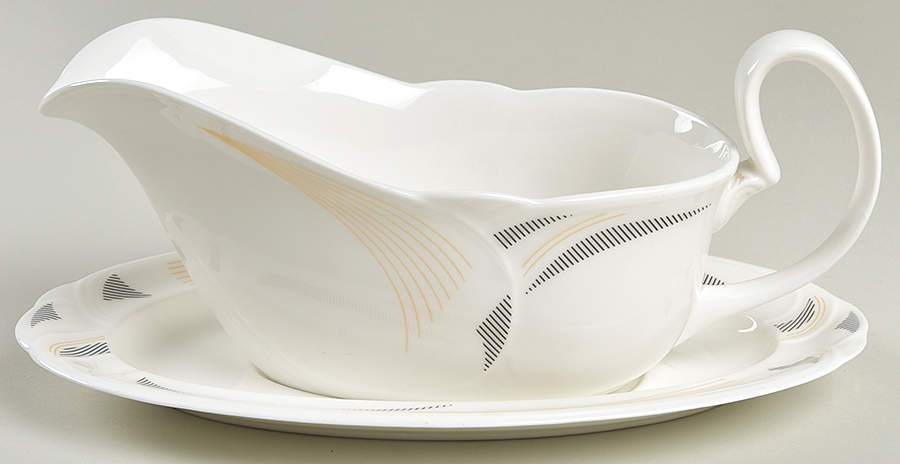 Graphica Gravy Boat & Underplate by Royal Albert-1