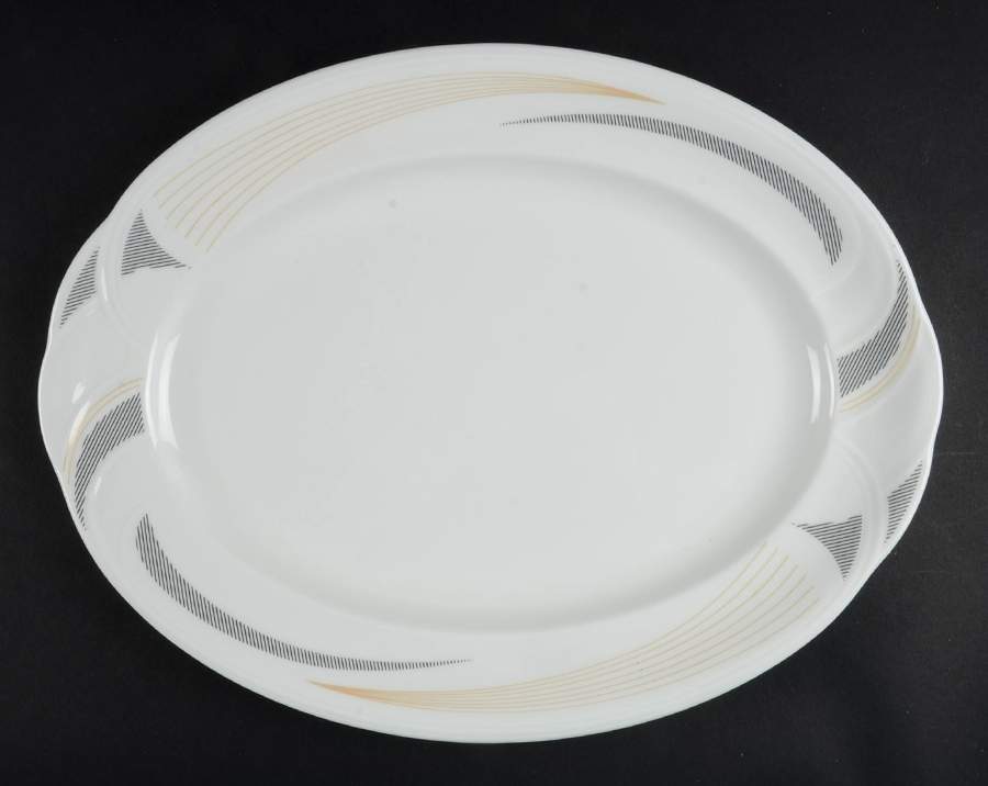 Graphica 13" Oval Serving Platter by Royal Albert-1