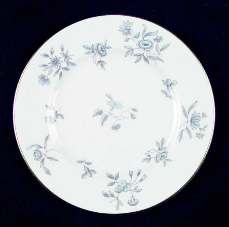 Greensleeves Aqua Dessert/Pie Plate by Royal Albert-1