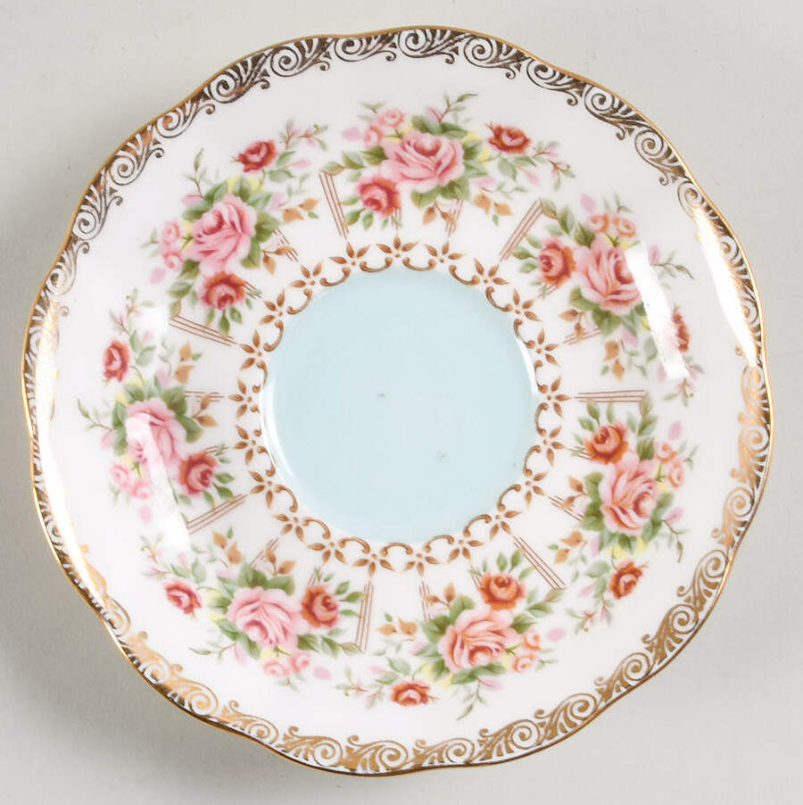 Green Park Saucer for Footed Cup by Royal Albert-1