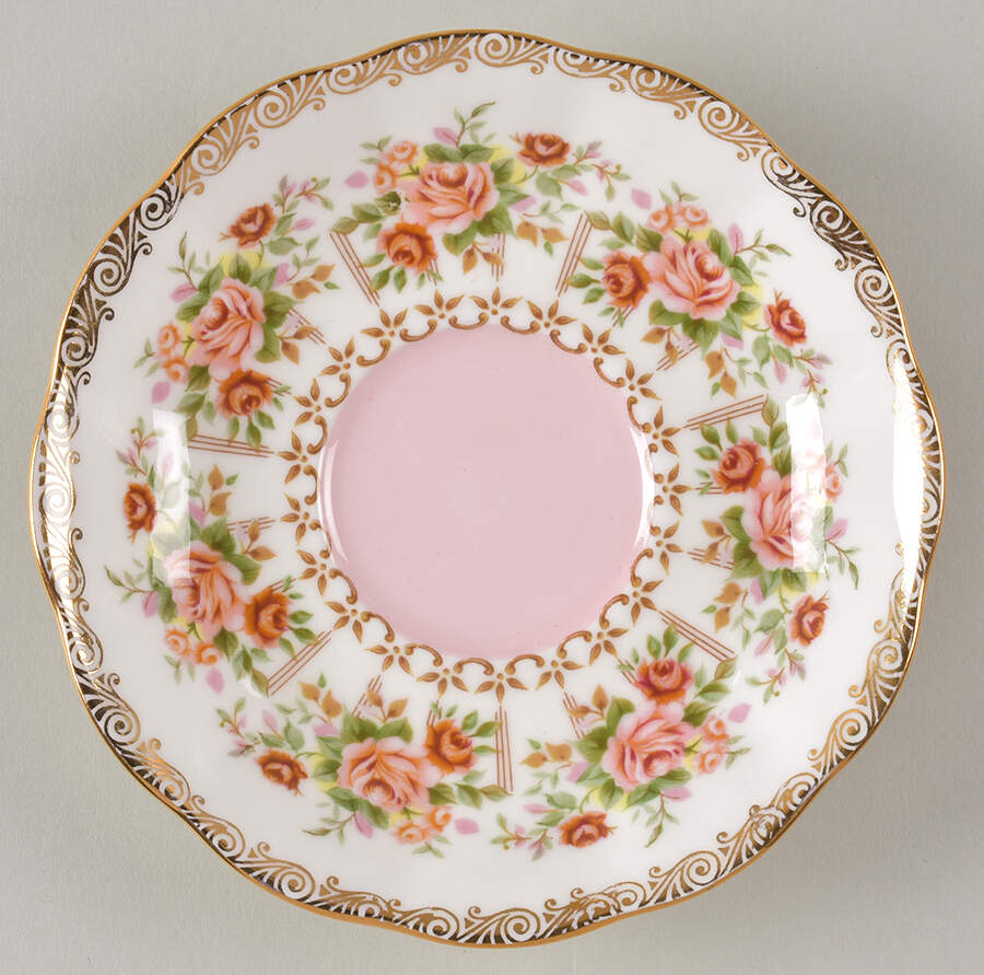 Green Park Saucer for Footed Cup by Royal Albert-1