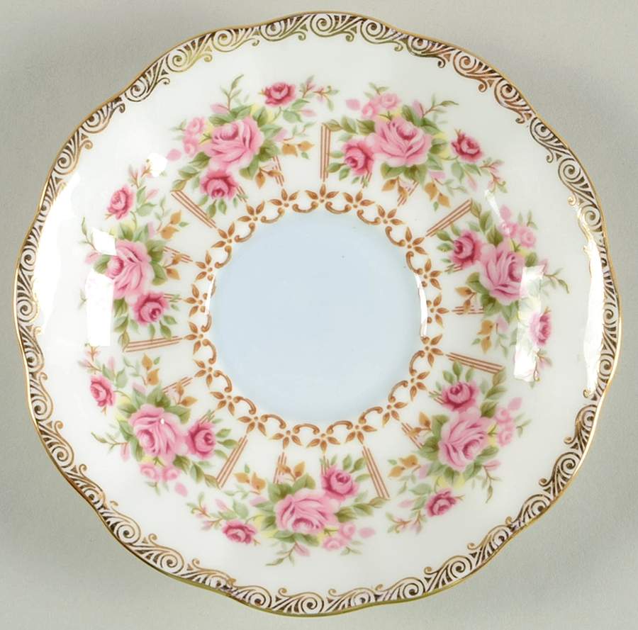 Green Park Saucer for Footed Cup by Royal Albert-1