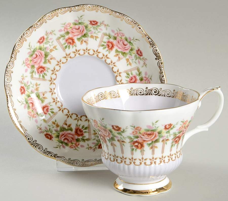 Green Park Footed Cup & Saucer Set by Royal Albert-1