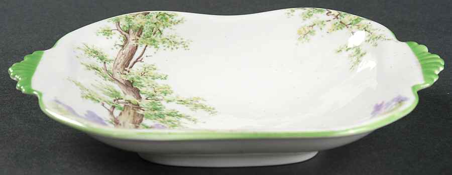 Greenwood Tree (Green Trim) Bon Bon by Royal Albert-1