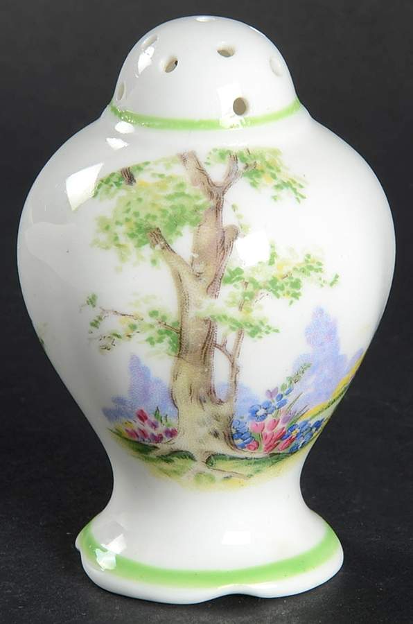 Greenwood Tree (Green Trim) Pepper Shaker by Royal Albert-1
