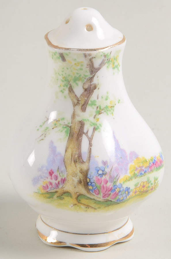 Greenwood Tree (Gold Trim) Salt Shaker by Royal Albert-1