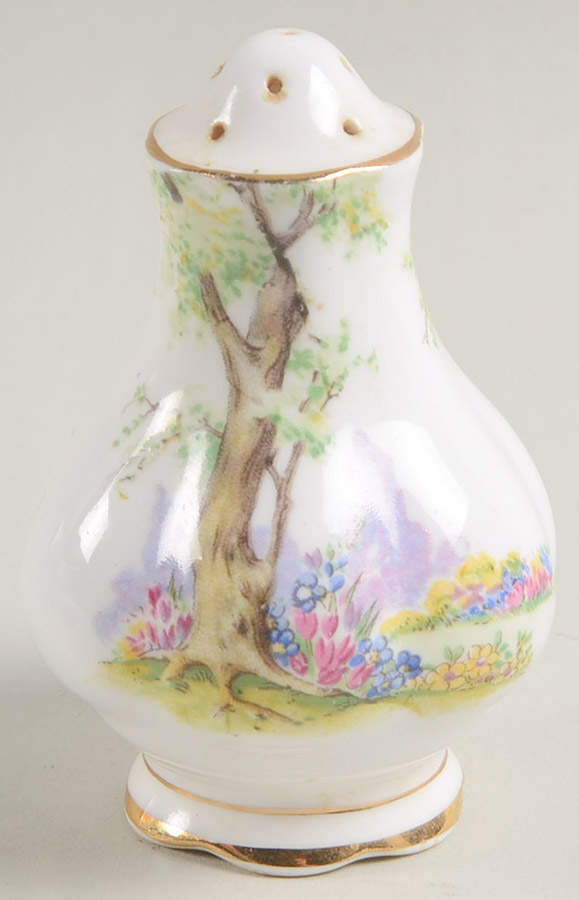 Greenwood Tree (Gold Trim) Pepper Shaker by Royal Albert-1