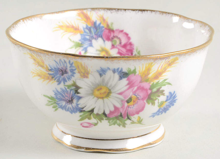 Harvest Bouquet Open Sugar Bowl by Royal Albert-1
