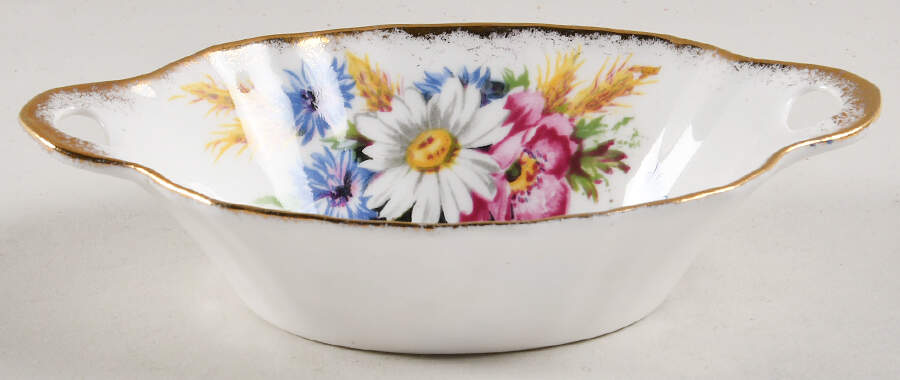 Harvest Bouquet 5" Oval Sweet Meat Dish by Royal Albert-1