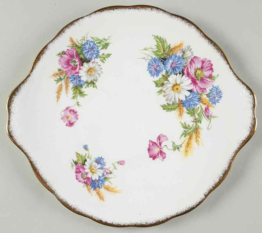 Harvest Bouquet Handled Cake Plate by Royal Albert-1